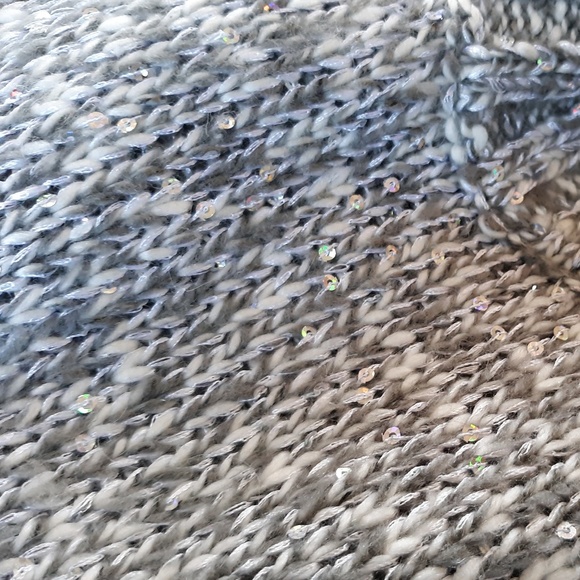 DOTS SEQUIN KNIT SWEATER DRESS - Picture 2 of 8